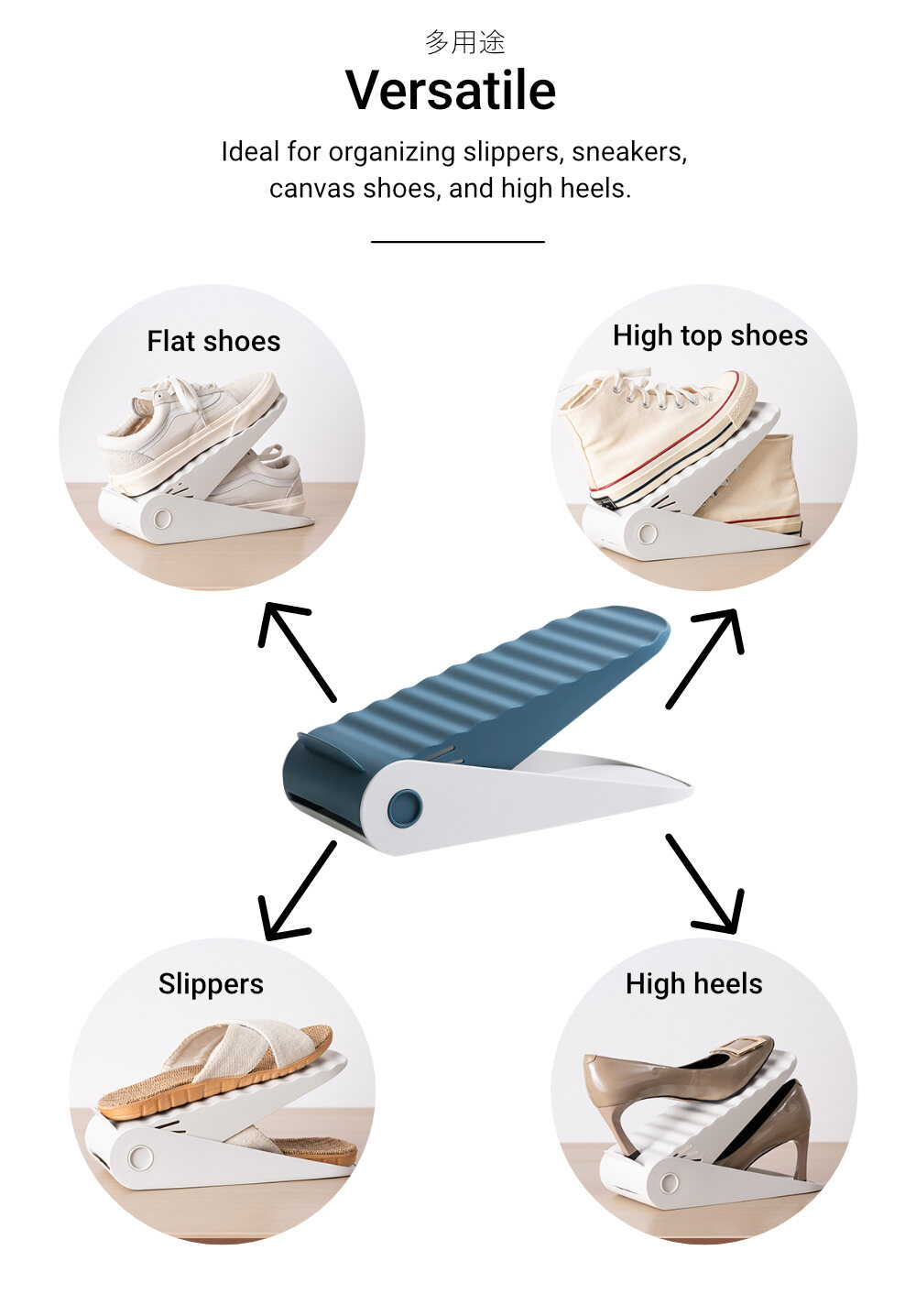 KL015 V-shaped Shoe Rack _7_